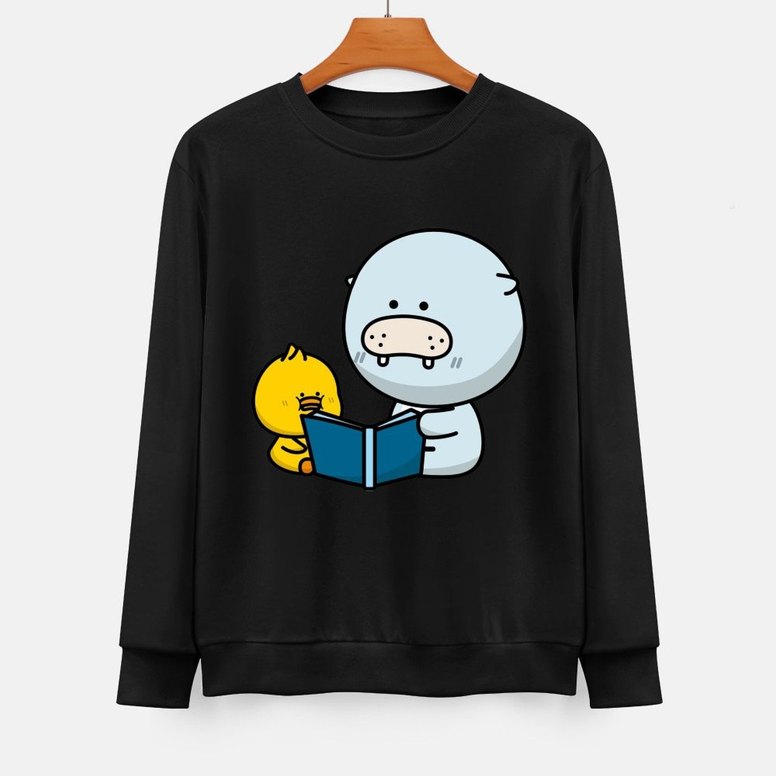 Front Patterned Long Sleeve TopRelaxed RelaxFit